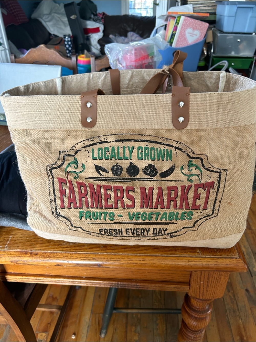 Smile buy now market bag